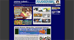 Desktop Screenshot of animecubed.com
